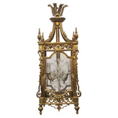 Retro Louis XVI Style Bronze Lanterns 