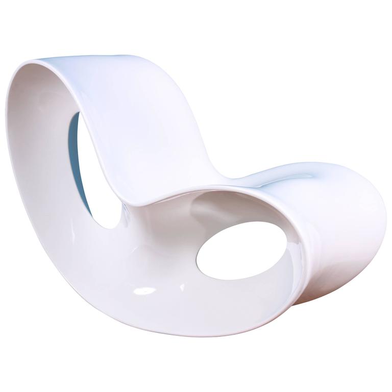 Viodo Rocking Chair Ron Arad Voido Chair at 1stDibs