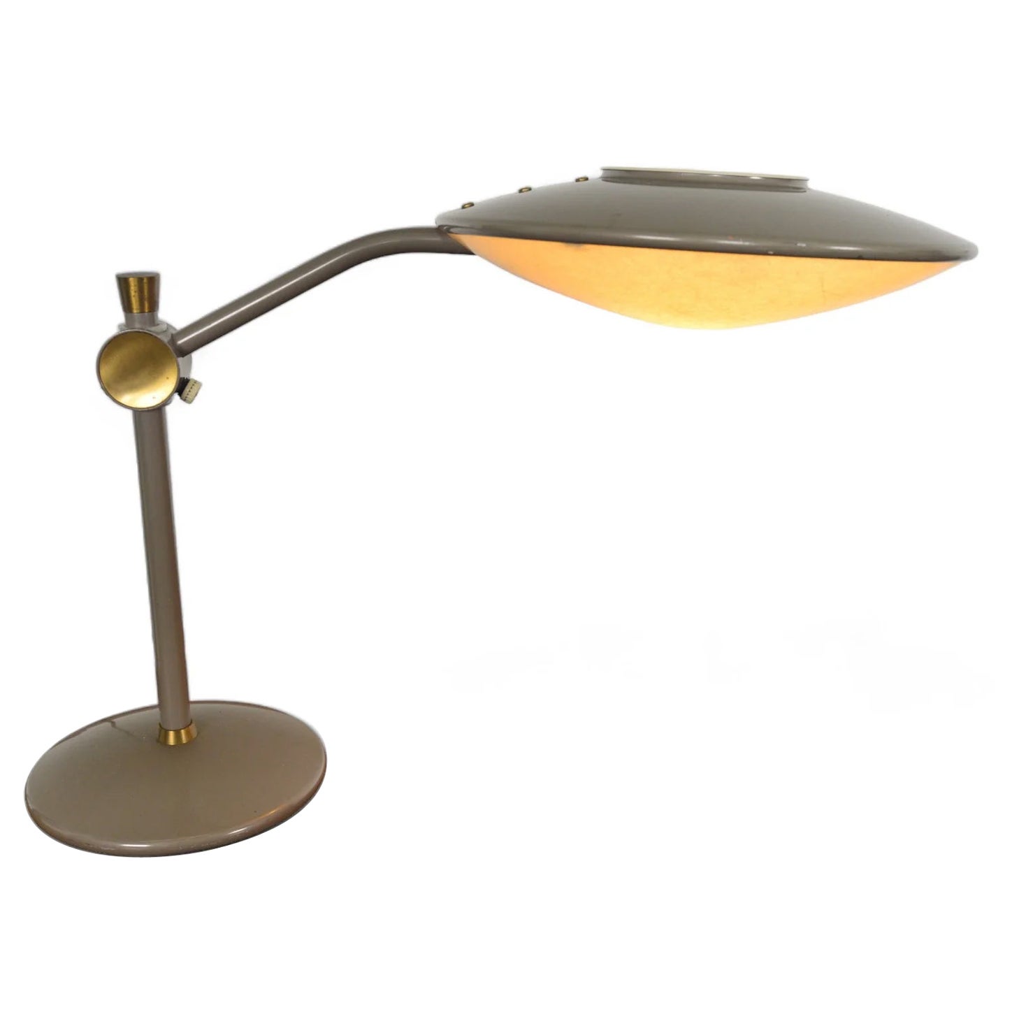 Dazor Flying Saucer Space Age Table Lamp For Sale