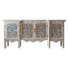 Taj - Ai Designed Bone Inlay Sideboard