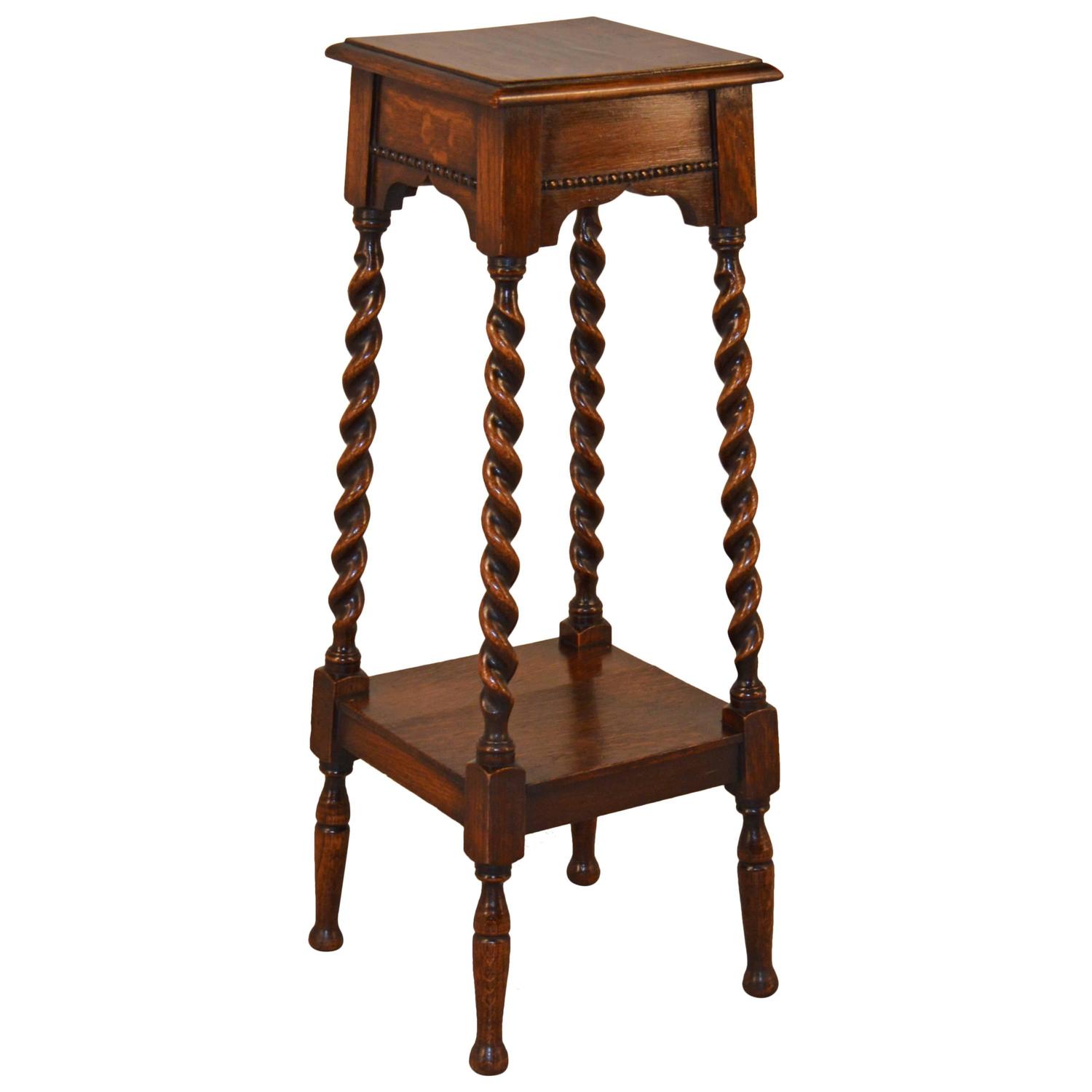 Late 19th Century English Oak Fern Stand at 1stdibs
