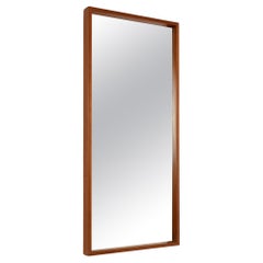 Miroir vintage avec cadre en teck