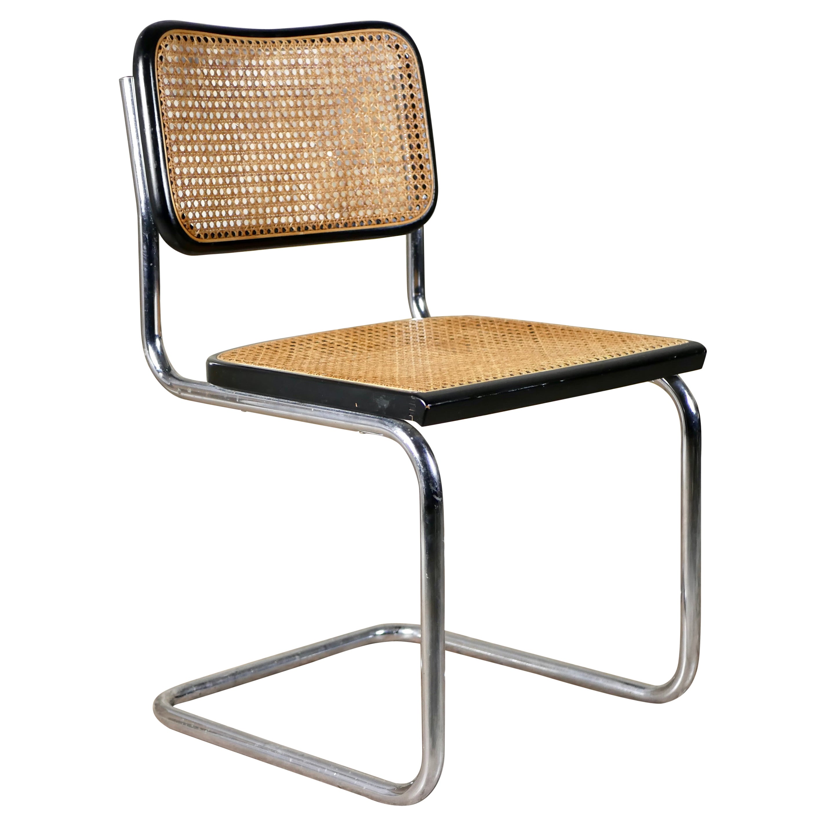 Cesca chair designed by Marcel Breuer, made in Italy, 1970