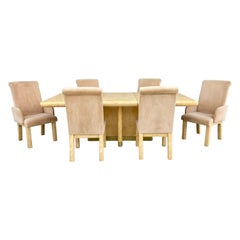 Used 1970s Mid Century Modern Dining Set of 7