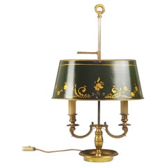 Vintage French Bouillotte Table Lamp