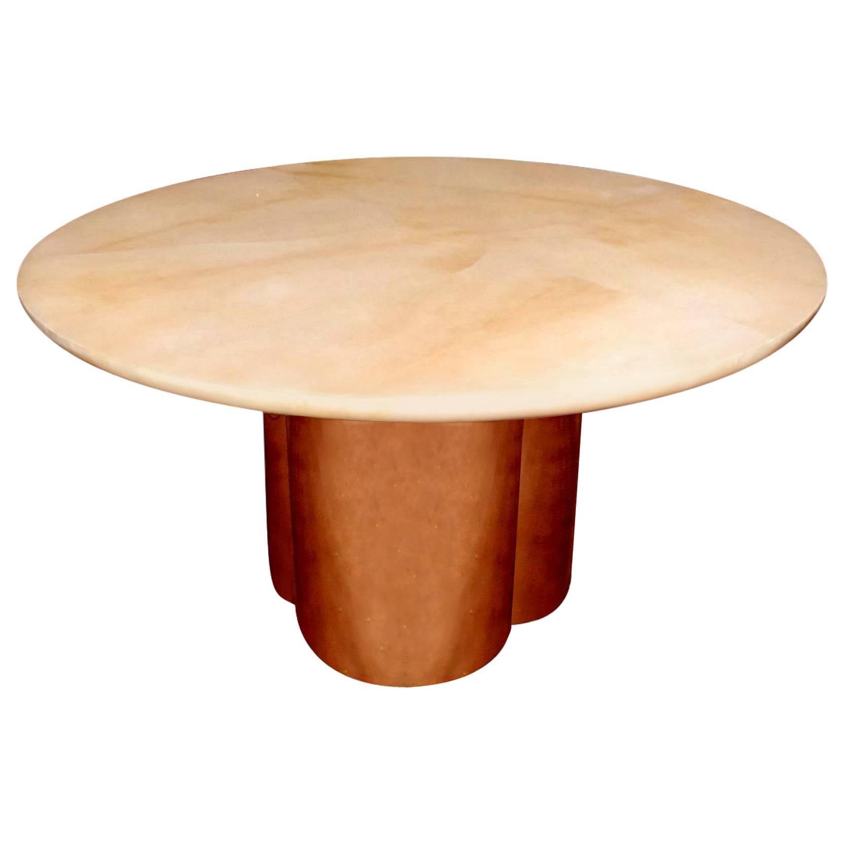 Great Parchment Dining or Center Table