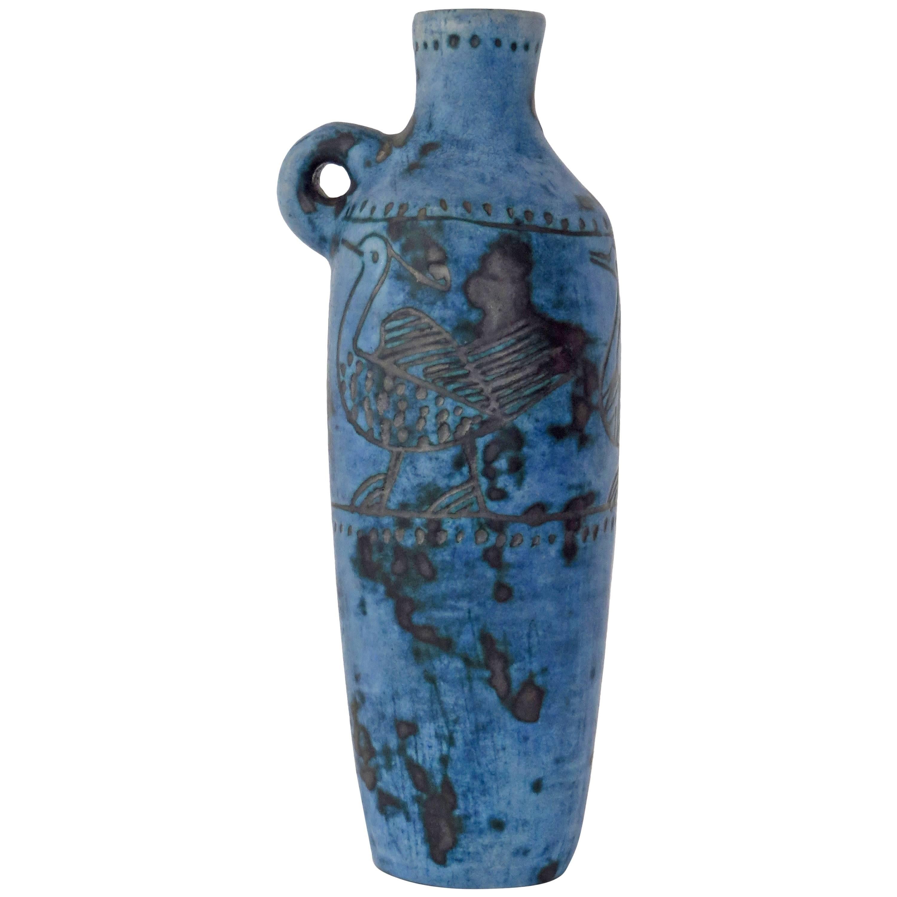 French Ceramic Bottle Vessel by Jacques Blin
