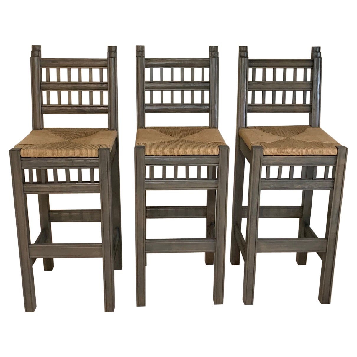 Gormley Barstool with Rush Seat