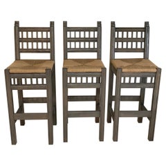 Gormley Barstool with Rush Seat