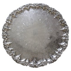 c. 1920 Salière en argent nickelé électrodéposé par S.B. & Co.