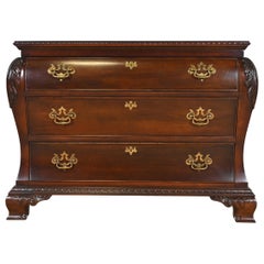 Used Century Furniture Georgian Carved Mahogany Bombay Dresser or Commode