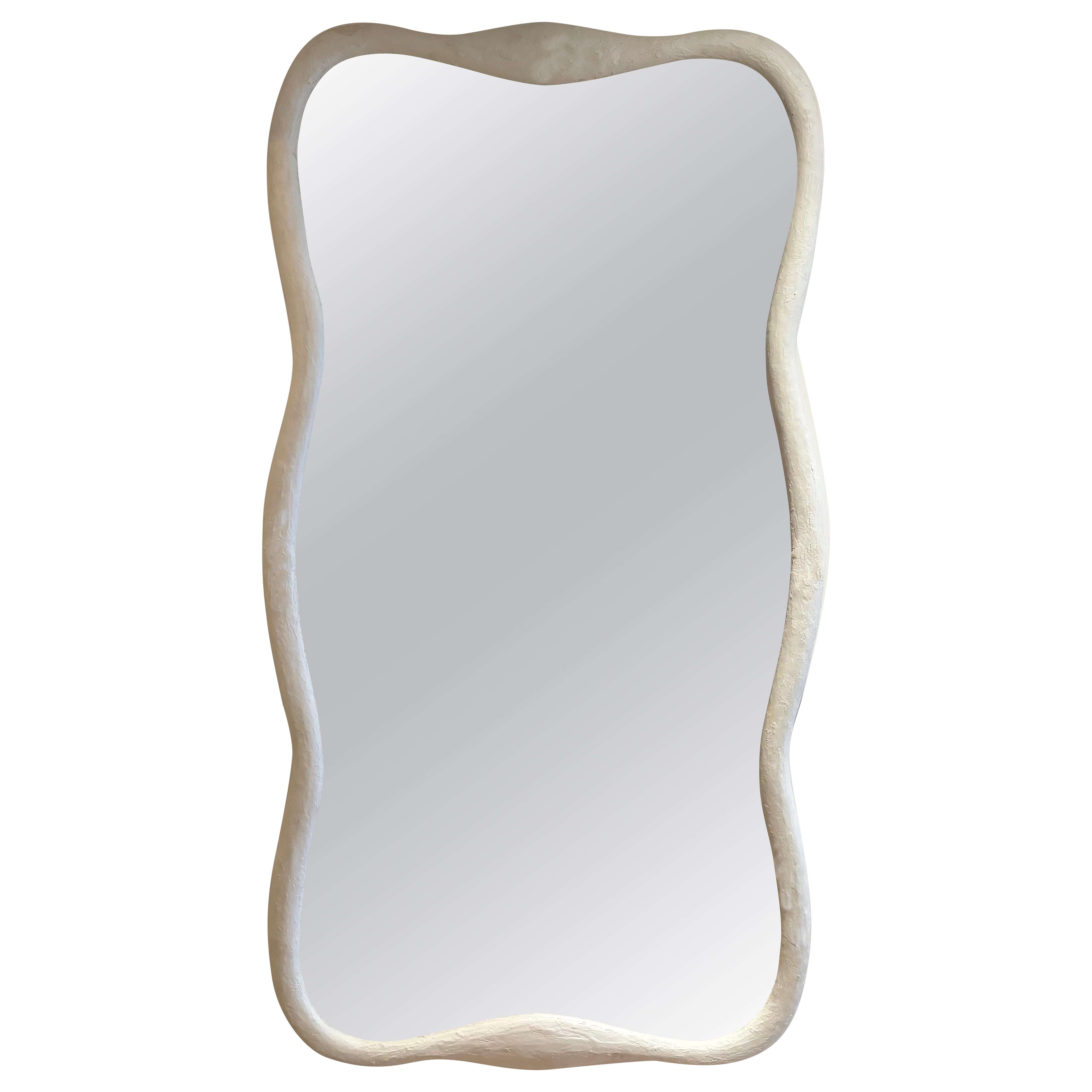 VM-Plaster Mirror 70" For Sale