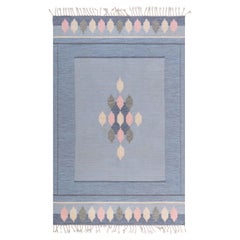 "Sparreholm" Retro Swedish Rug by Ingegerd Silow