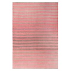 Retro Indian Dhurrie Striped Rug