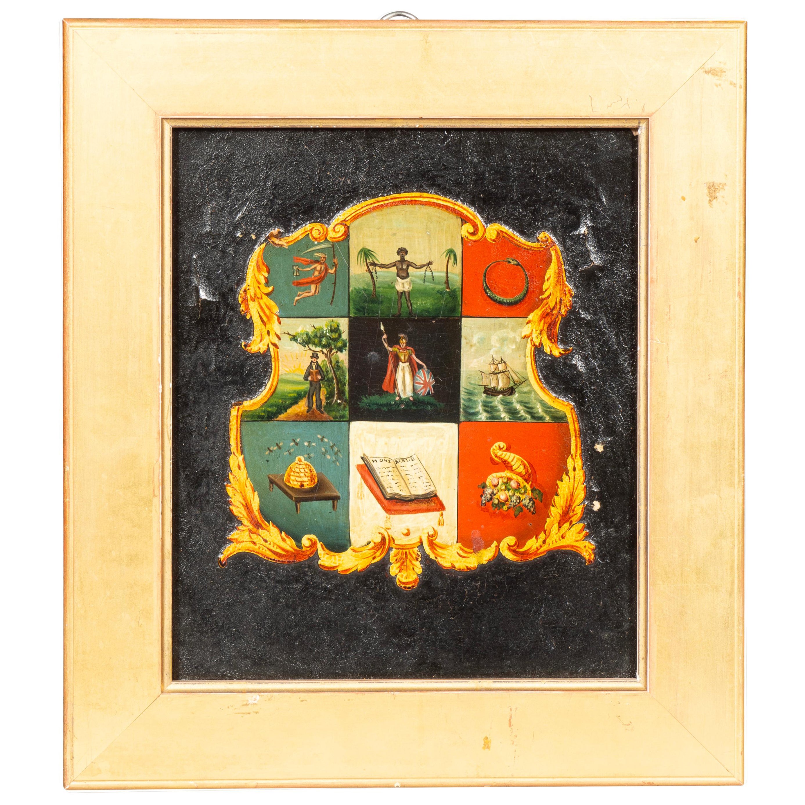 British Framed Coat Of Arms