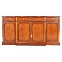 Retro English Georgian Banded Mahogany Sideboard by Restall Brown & Clennell