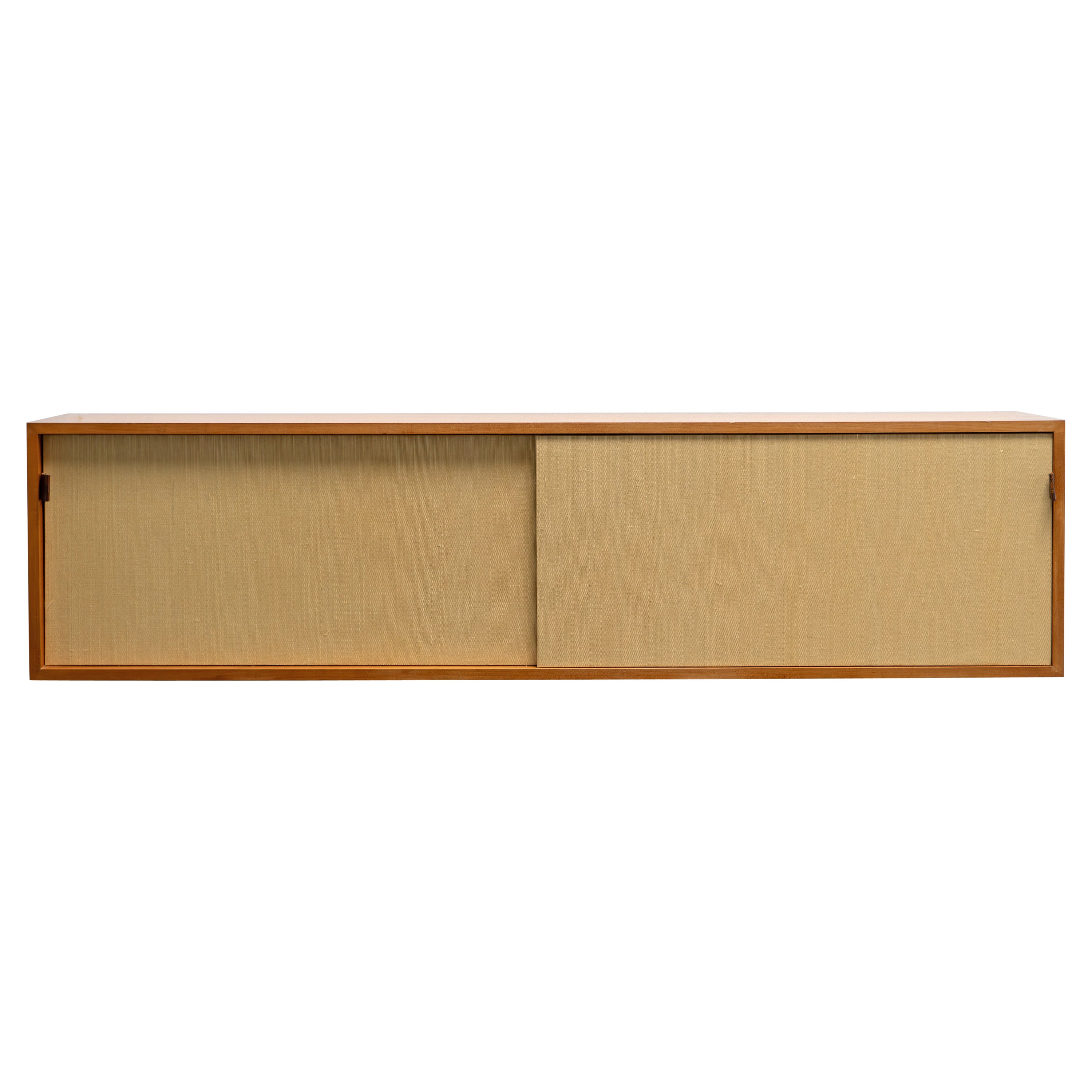 Mid-Century Wall-Hanging Sideboard by Florence Knoll, Knoll international, 1950s For Sale