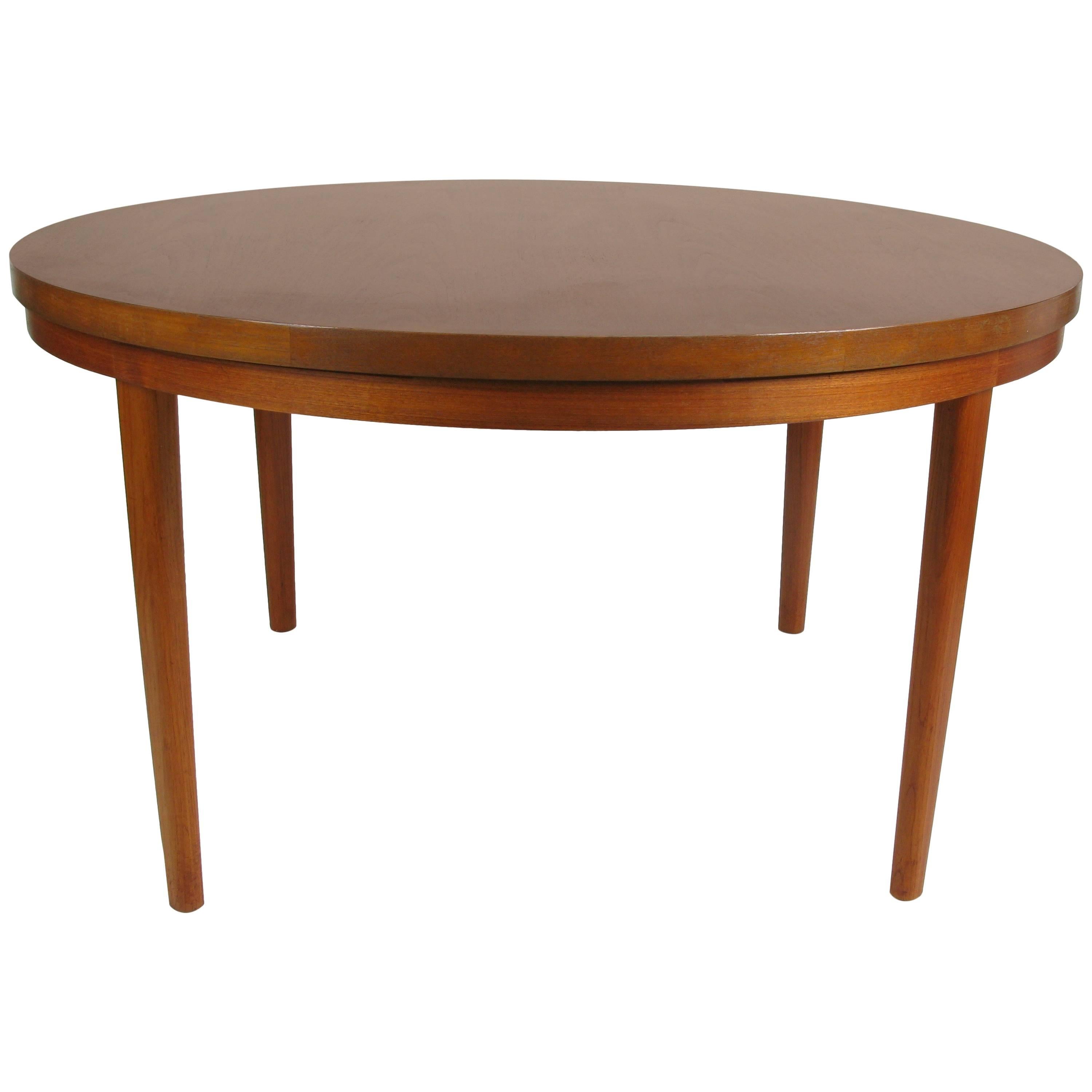 Rare Danish Teak "Flip-Flap" Dining Table by Dyrlund
