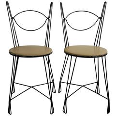 Two Tony Paul for Raymor Ice Cream Parlor Group Chairs 9