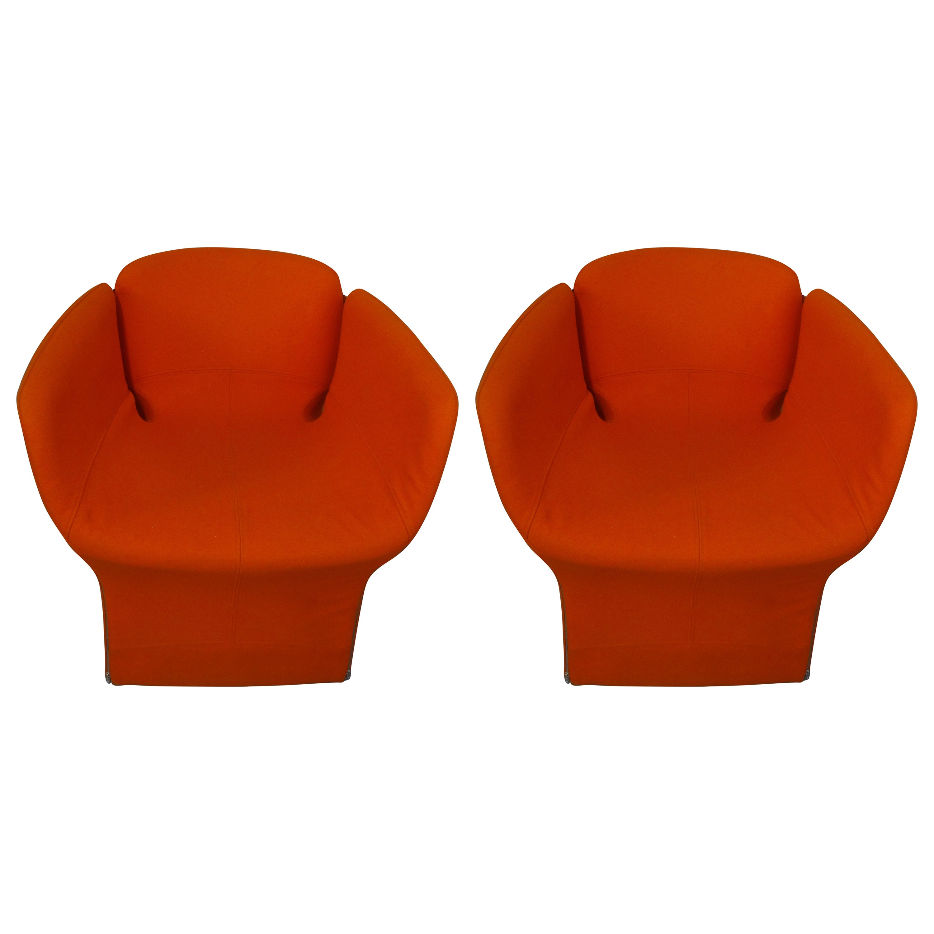 Pair Of Italian Modern Chairs By Ron Arad For Moroso For Sale
