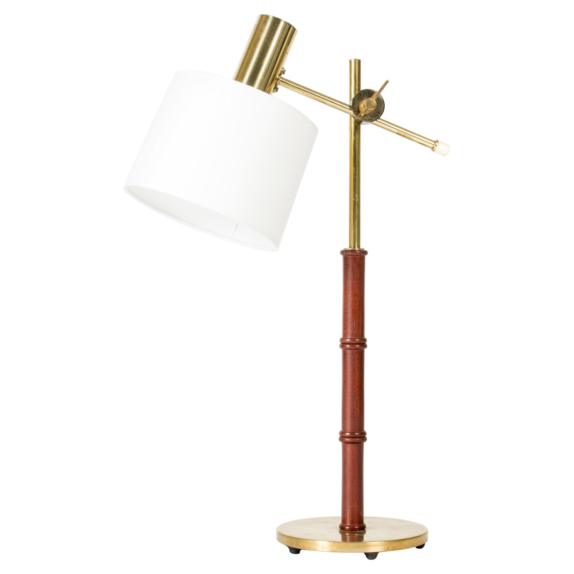 Vintage Midcentury Table Lamp, Falkenbergs Belysning, Sweden, 1960s For Sale