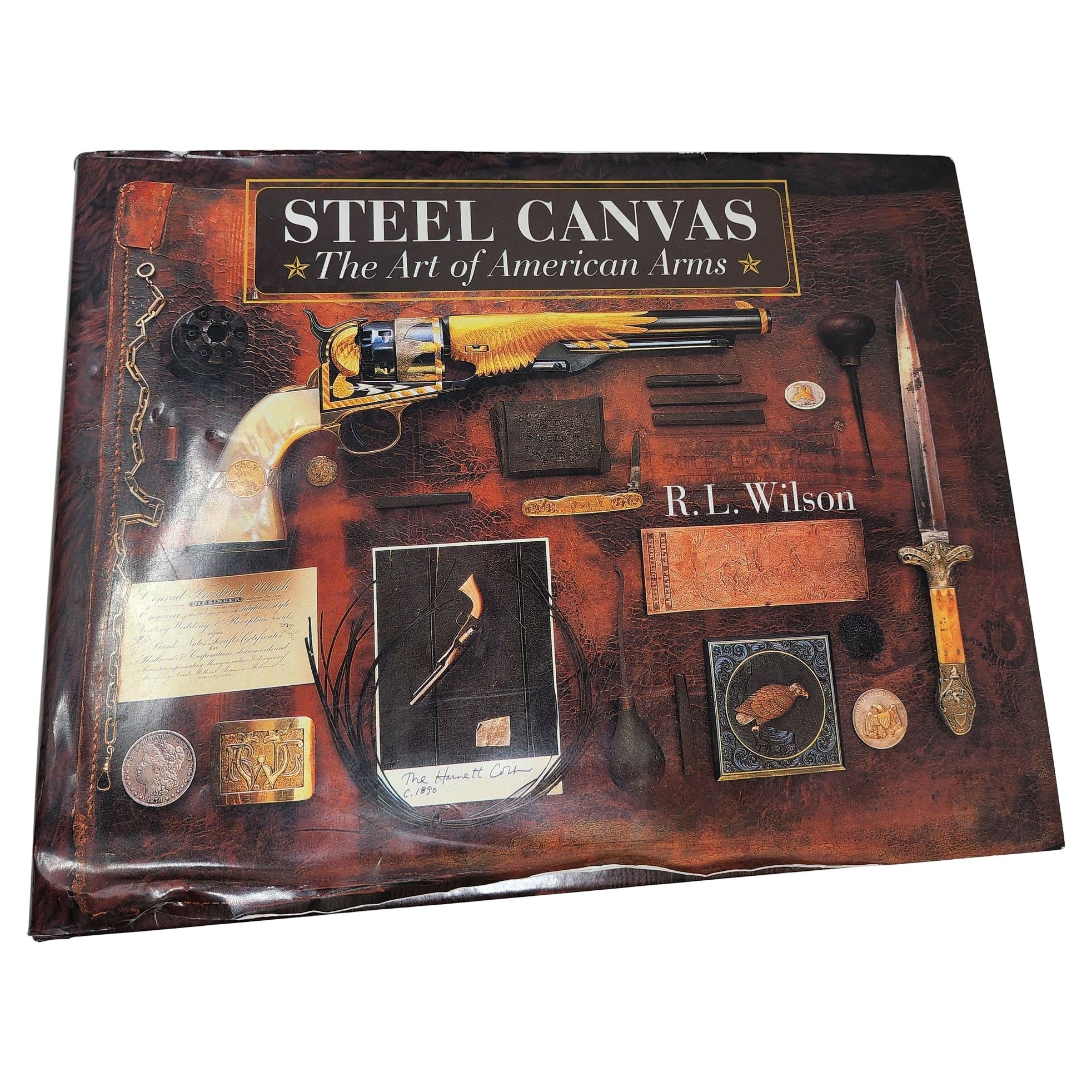 Steel Canvas The Art of American Arms Hardcover Book (en anglais) en vente