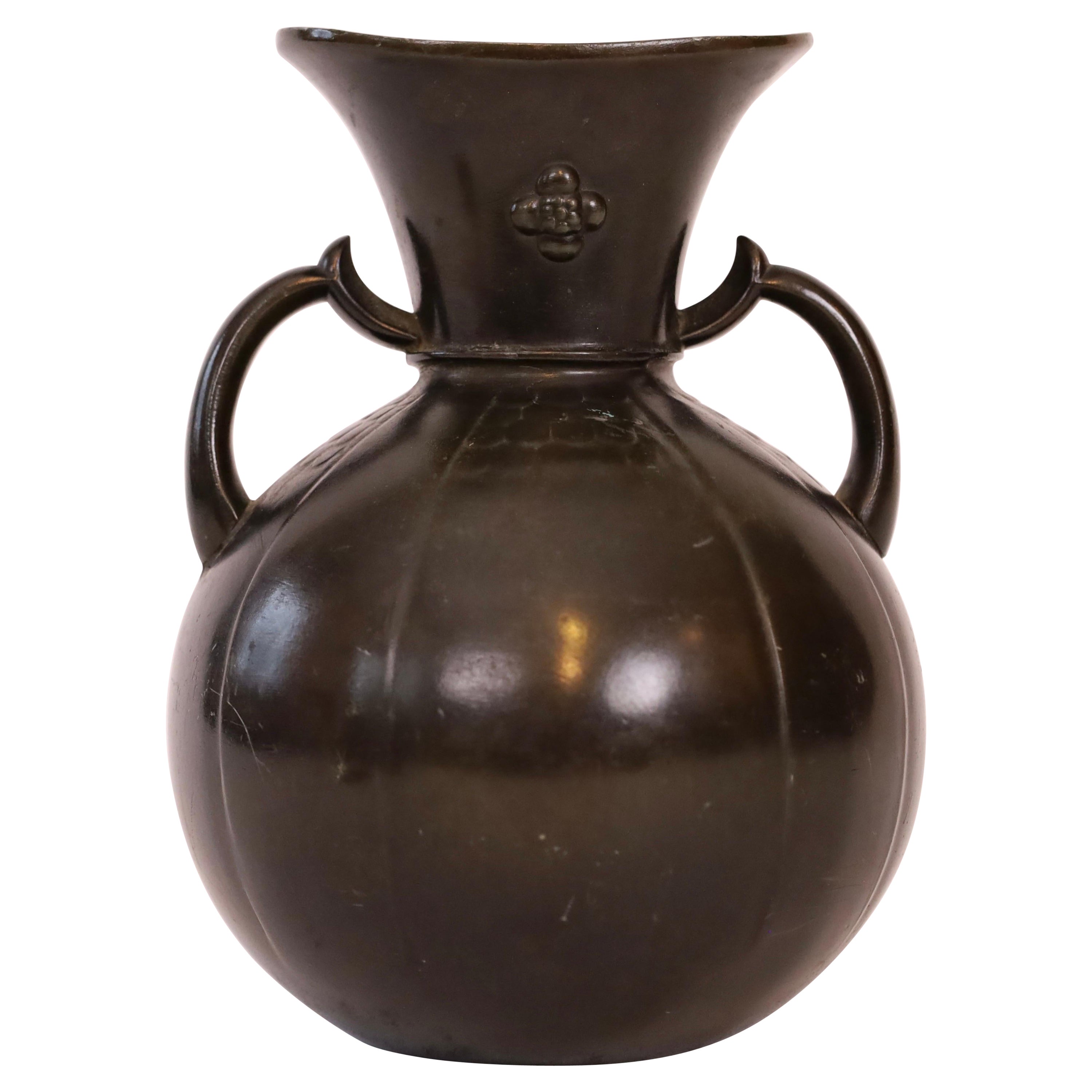 Art-déco-Vase von Just Andersen, 1920er Jahre, Dänemark