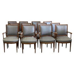 Chaises de salle à manger Directore Louis XVI Ensemble de douze chaises 12