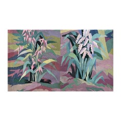 Fragment de la tapisserie moderne Franch Aubusson - 100lx60h Cm - n° 1400