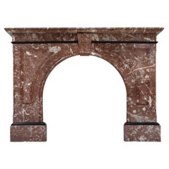 Used Rouge Royal Marble Fireplace Surround