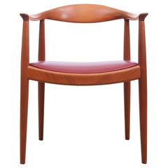 Used Scandinavian Armchair "The Chair, " Designed by Hans J. Wegner