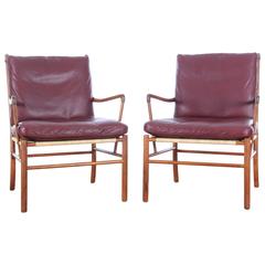 Danish Mid-Century Modern Pair of PJ149 Colonial Chairs in Rio Rosewood