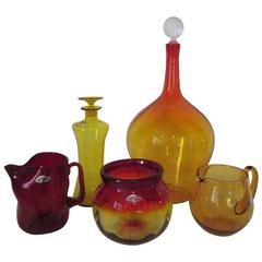 Blenko Mid-Century Glass Collection 1