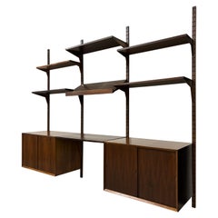 Vintage Danish Rosewood Modular Wall Unit by Poul Cadovius for Cado 1960s