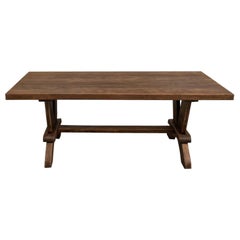 Table de monastère en chêne français 200 cm