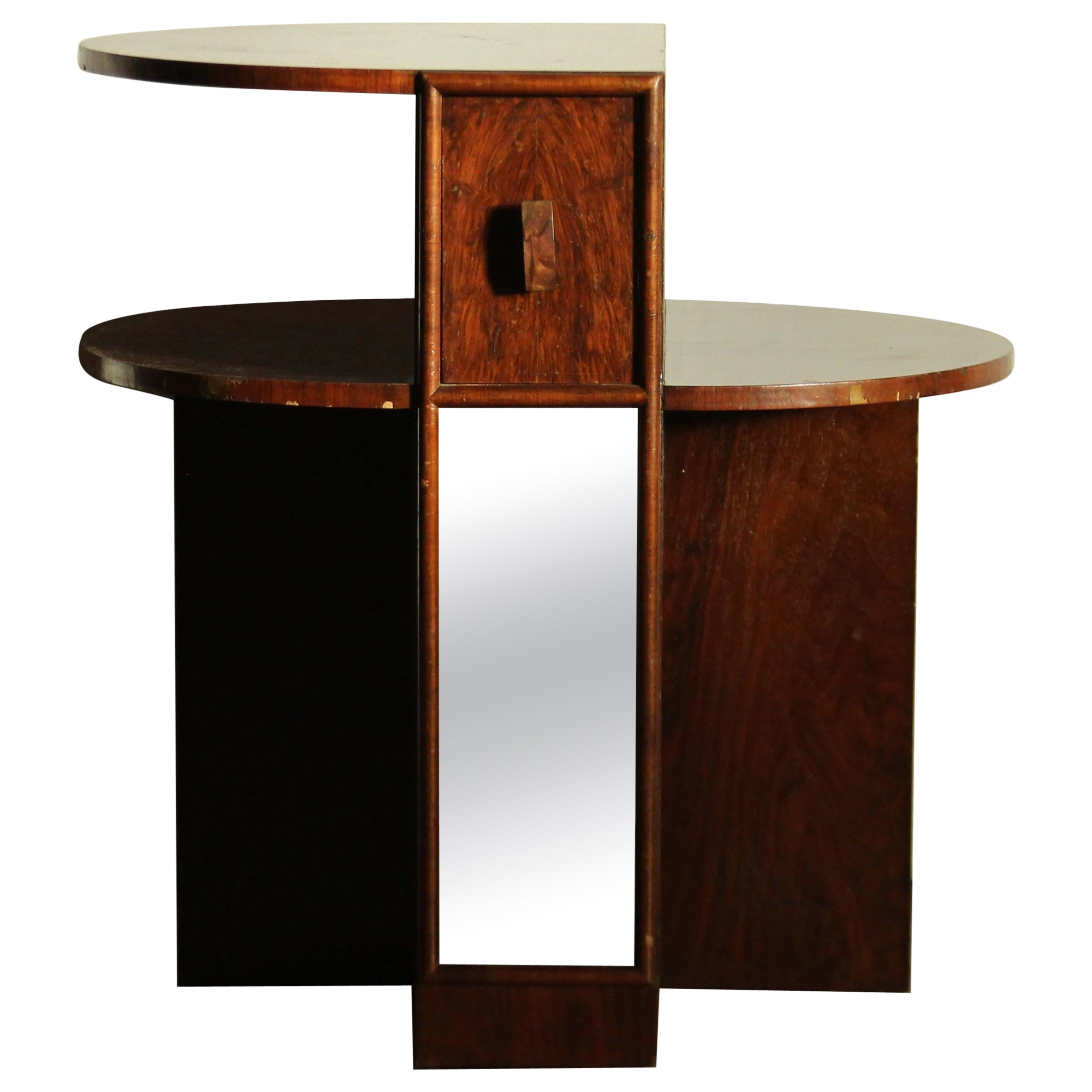 Art Deco Modernist Sky Scraper Style Large Accent Table, England, 1930s For Sale