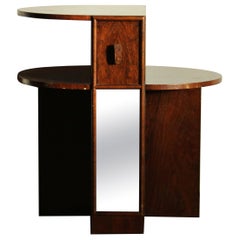 Vintage Art Deco Modernist Sky Scraper Style Large Accent Table, England, 1930s