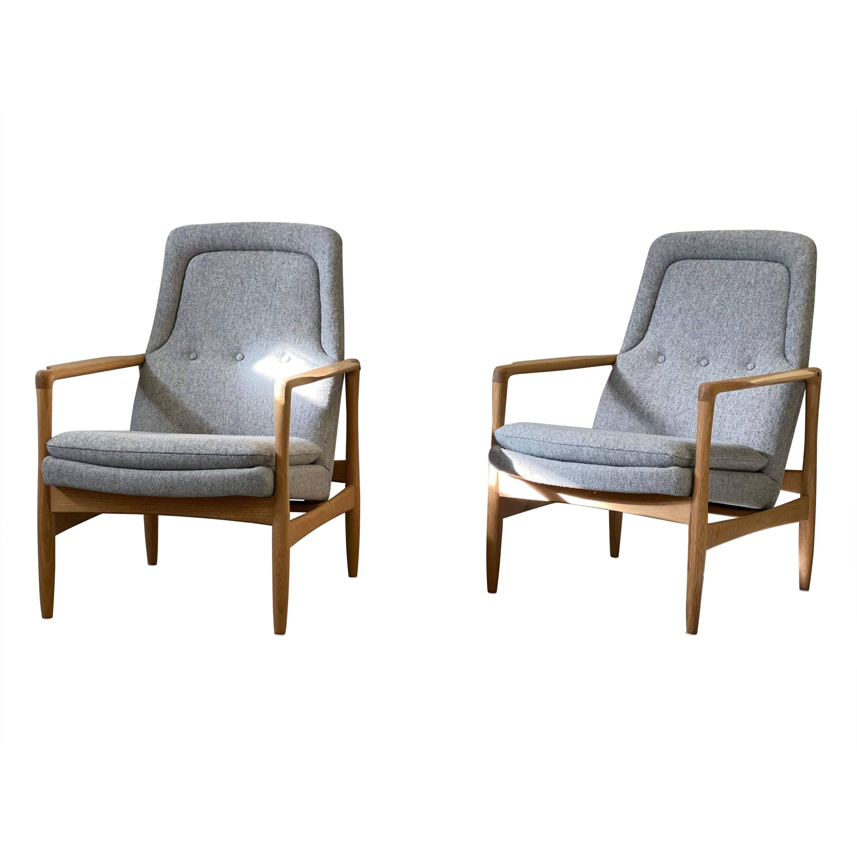 Norwegische Midcentury - Modern Stühle, Torbjørn Afdal, 1957 im Angebot