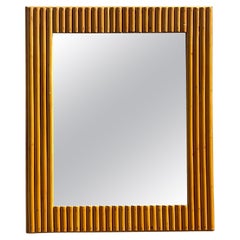 Used Costal Rattan Wall Mirror