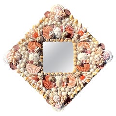 Miroir Vintage Costal Artisan Shell