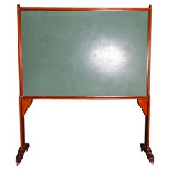 Antique Double Sided Standing Dutch Chalk Board
