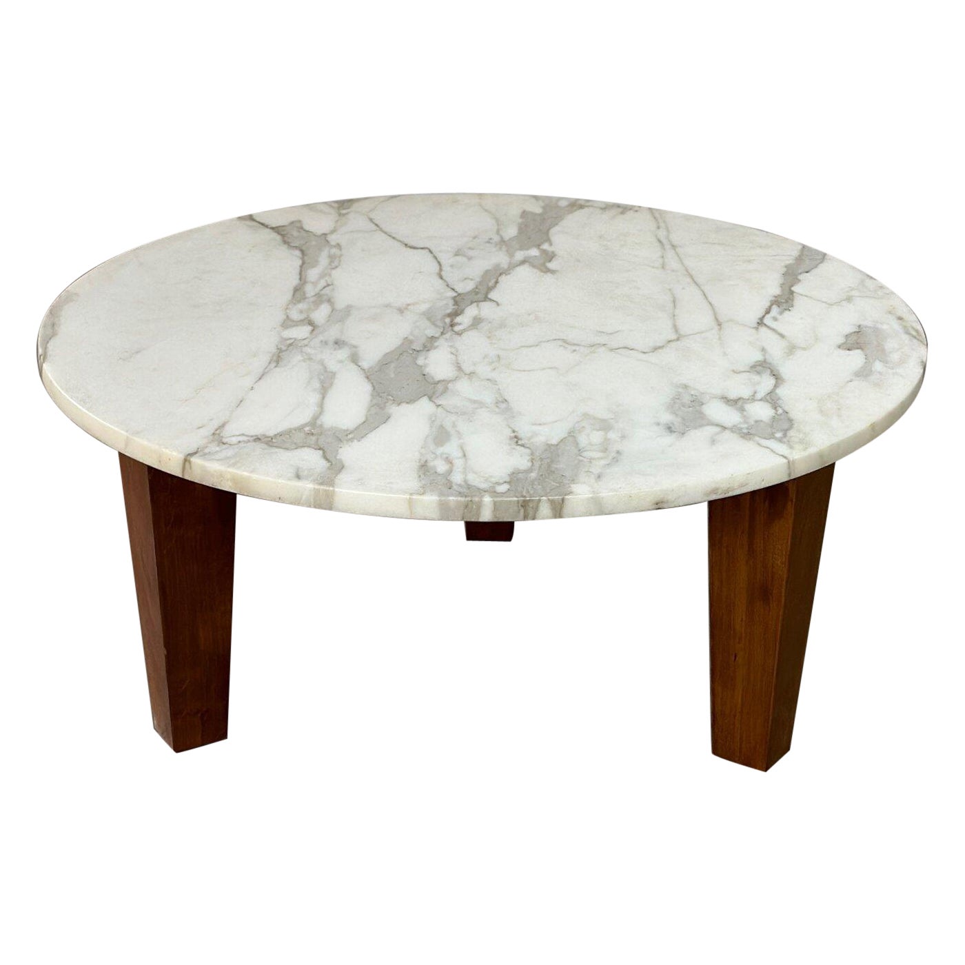 Vintage Minimal Marble Coffee table For Sale