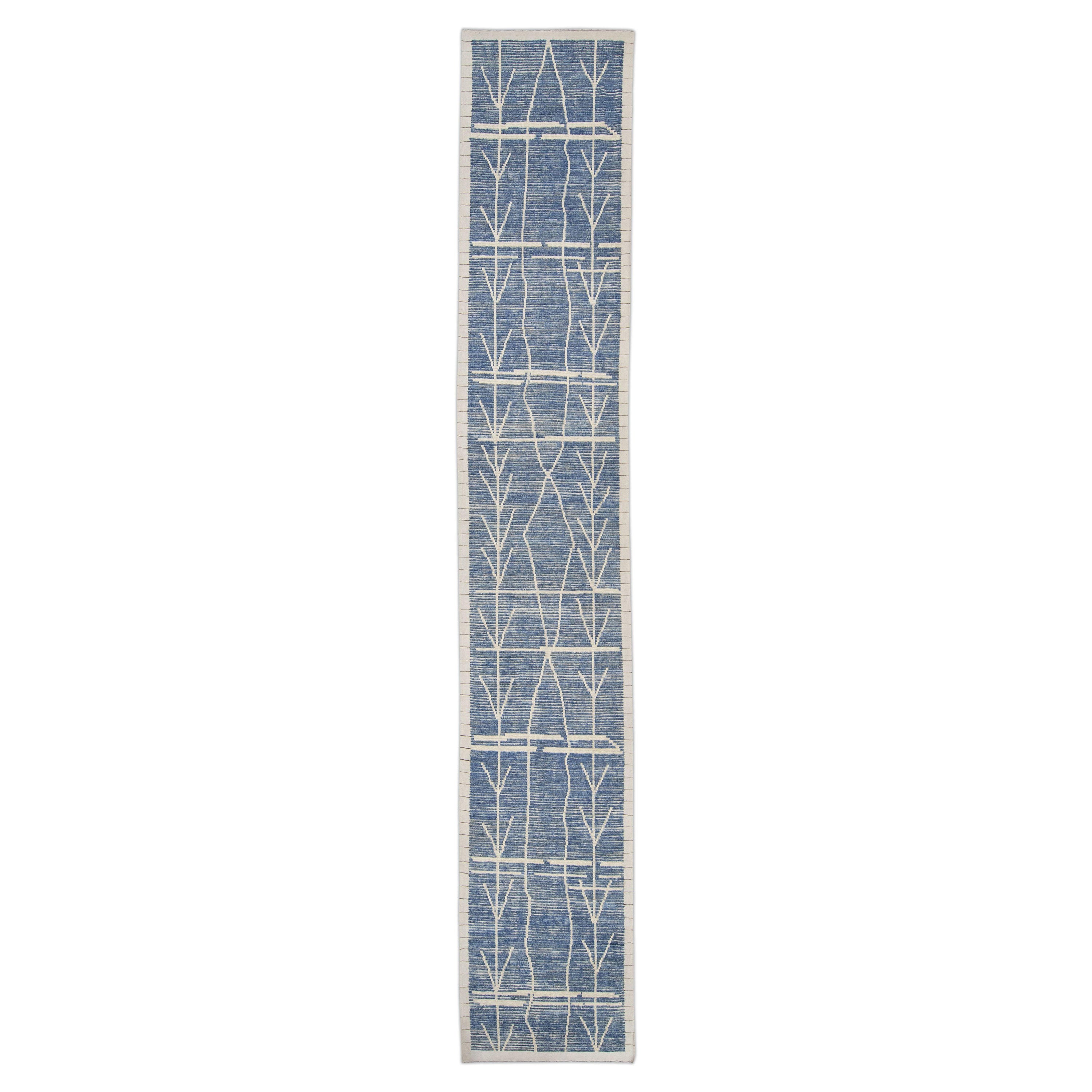 Orientalischer handgeknüpfter türkischer Tulu-Teppich 2'11" x 17' #10832 im Angebot