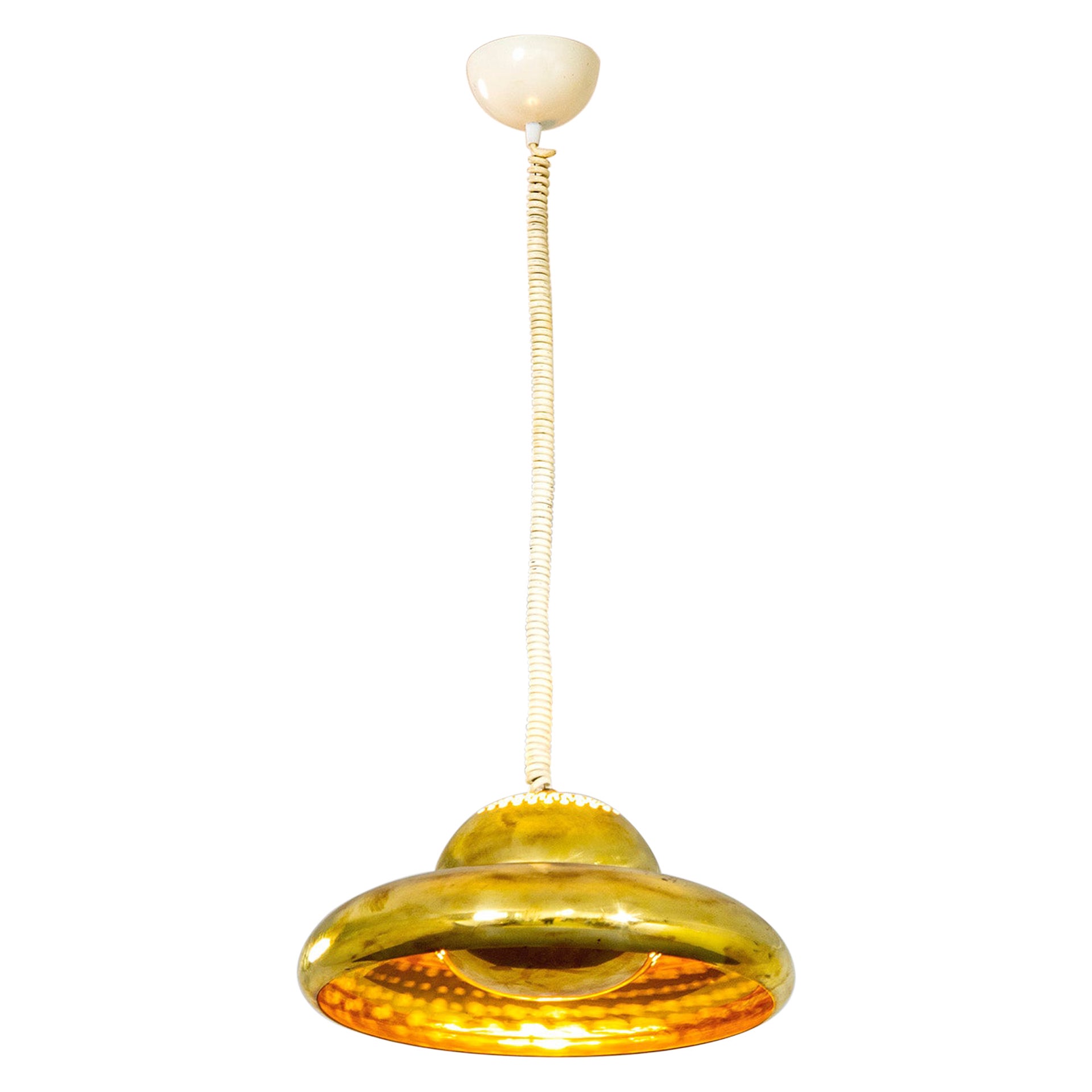 20e siècle Tobia Scarpa pour Flos Lampe à suspension mod. Fior di Loto en vente