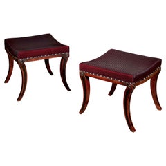 Pair of Klismos Stools