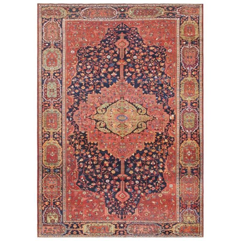 Antique Persian Feraghan Sarouk Rug For At 1stdibs Antique Persian Feraghan Sarouk Rug For