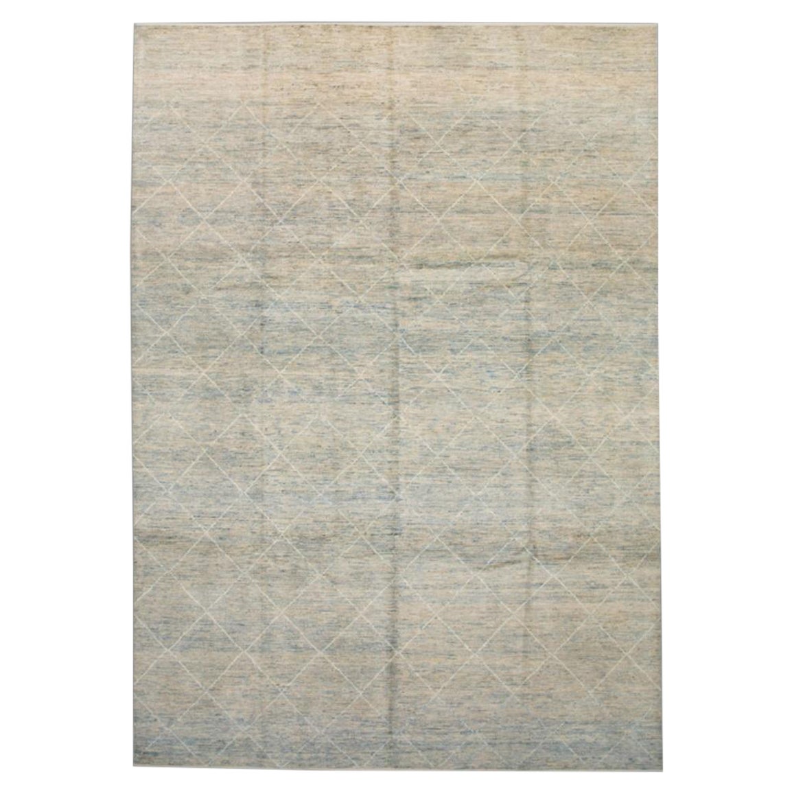 Oriental Hand Knotted Turkish Modern Rug 9'10" x 13'10" #M-1020 For Sale