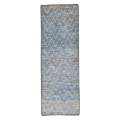Orientalischer handgeknüpfter türkischer moderner Teppich 2'9" x 8'1" #6008A