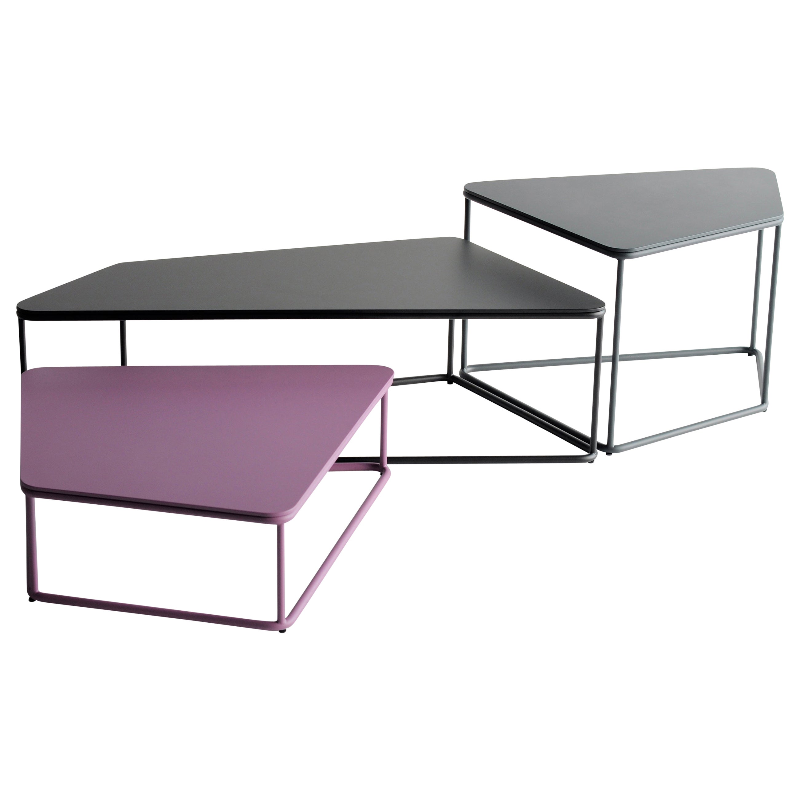 Set Of 3 Pangaea Tables by Phase Design For Sale