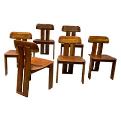 Set of 6 Sapporo chairs by Mario Marenco for Mobilgirgi